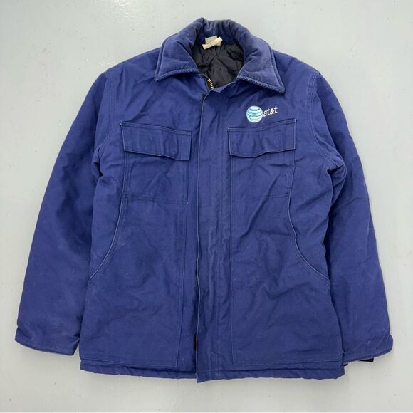 Vintage AT&T Telephone Workwear Quilt Lined Jacket Carhartt Style
